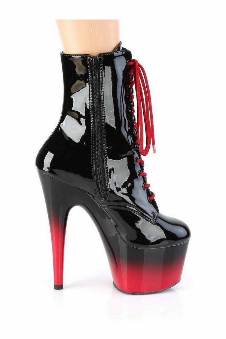 ADORE-1020BR-H Exotic Boot | Black Patent