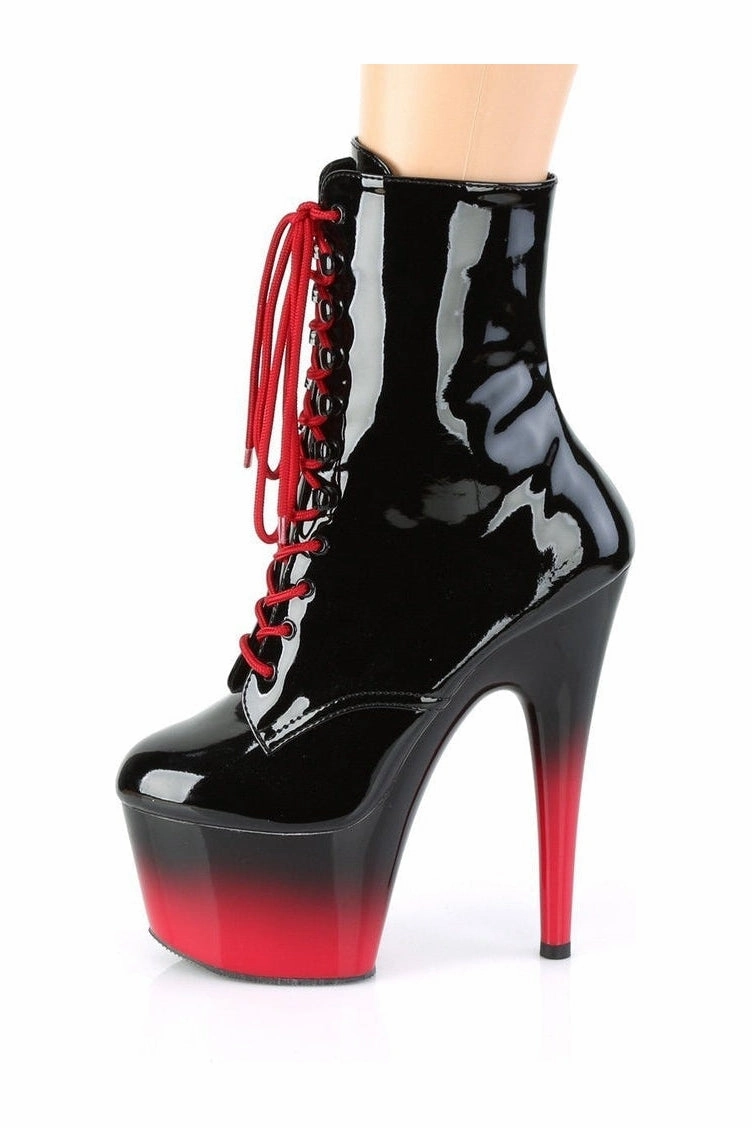ADORE-1020BR-H Exotic Boot | Black Patent