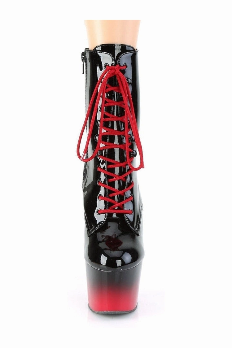 ADORE-1020BR-H Exotic Boot | Black Patent