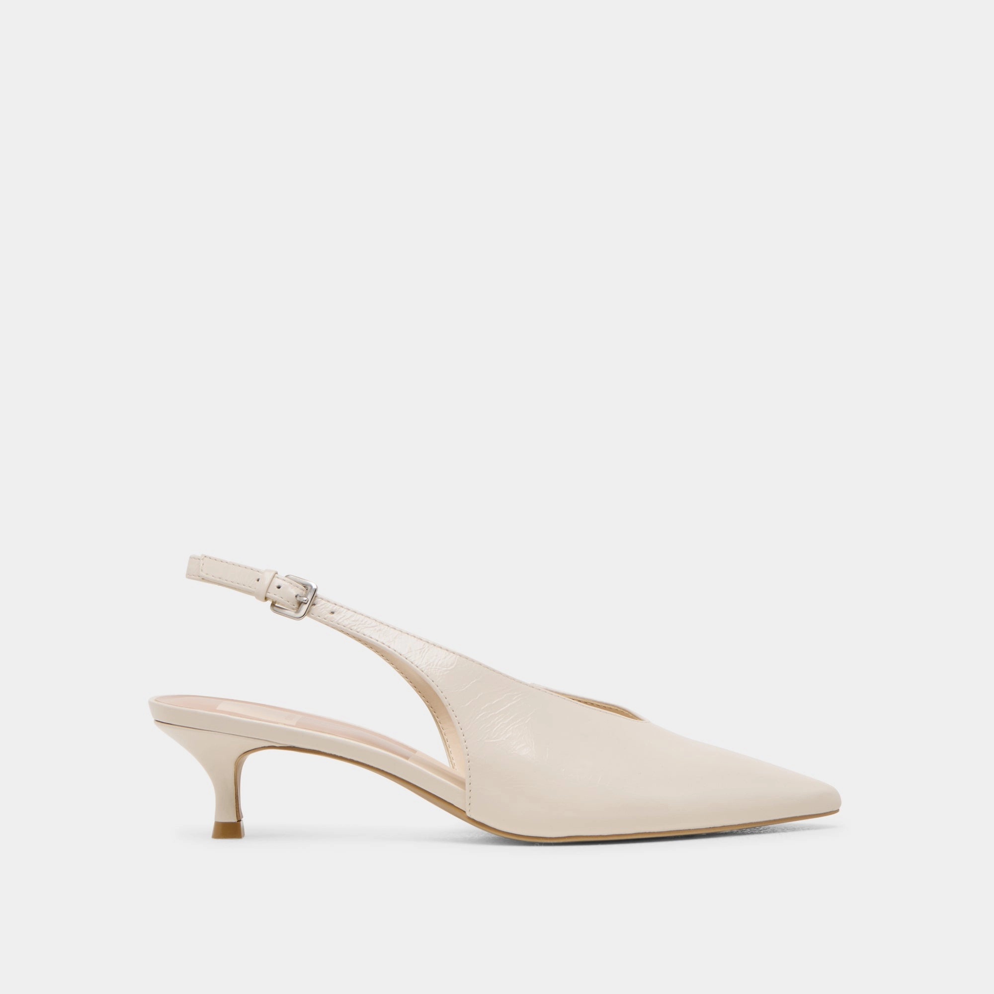 ALENNA HEELS BONE CRINKLE PATENT