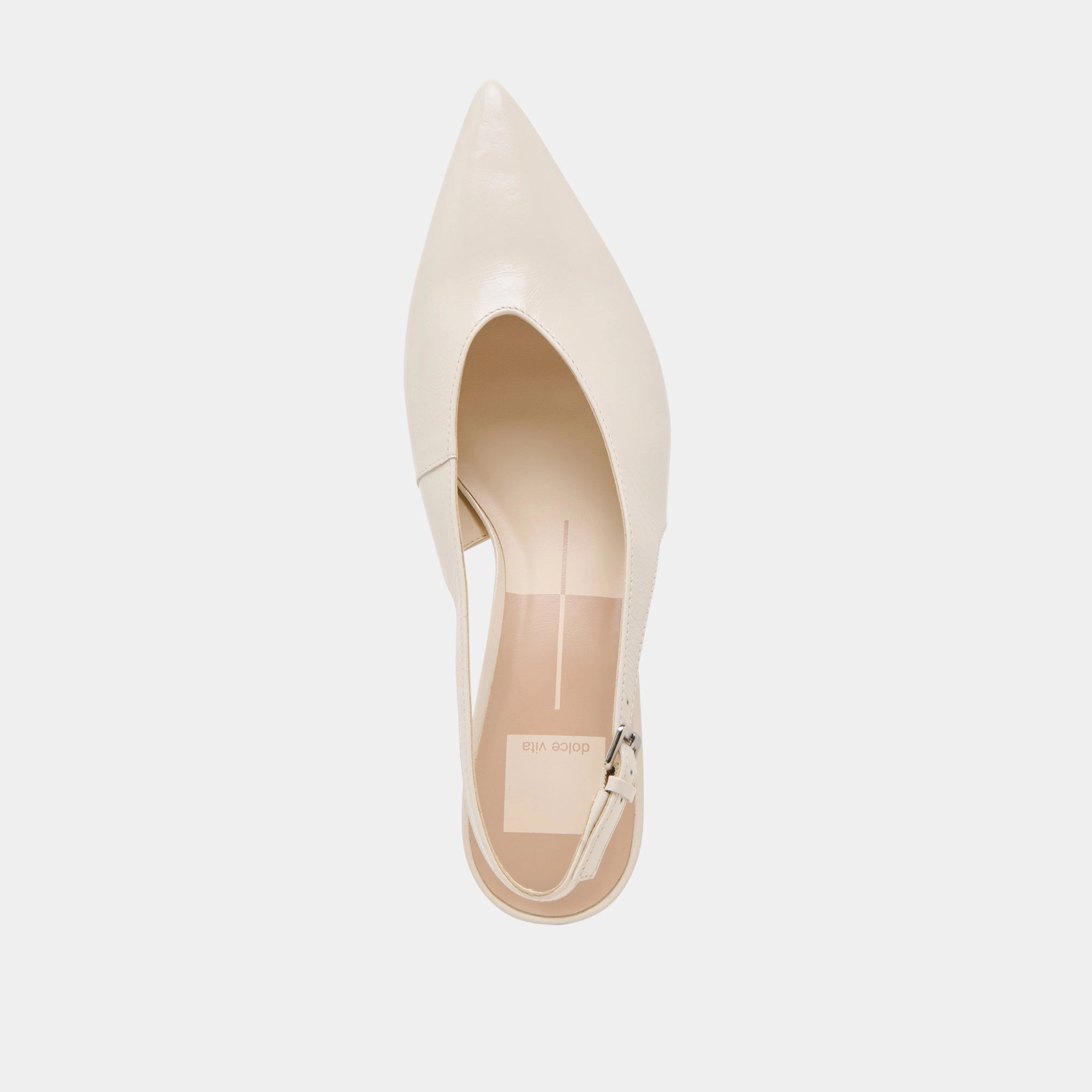 ALENNA HEELS BONE CRINKLE PATENT