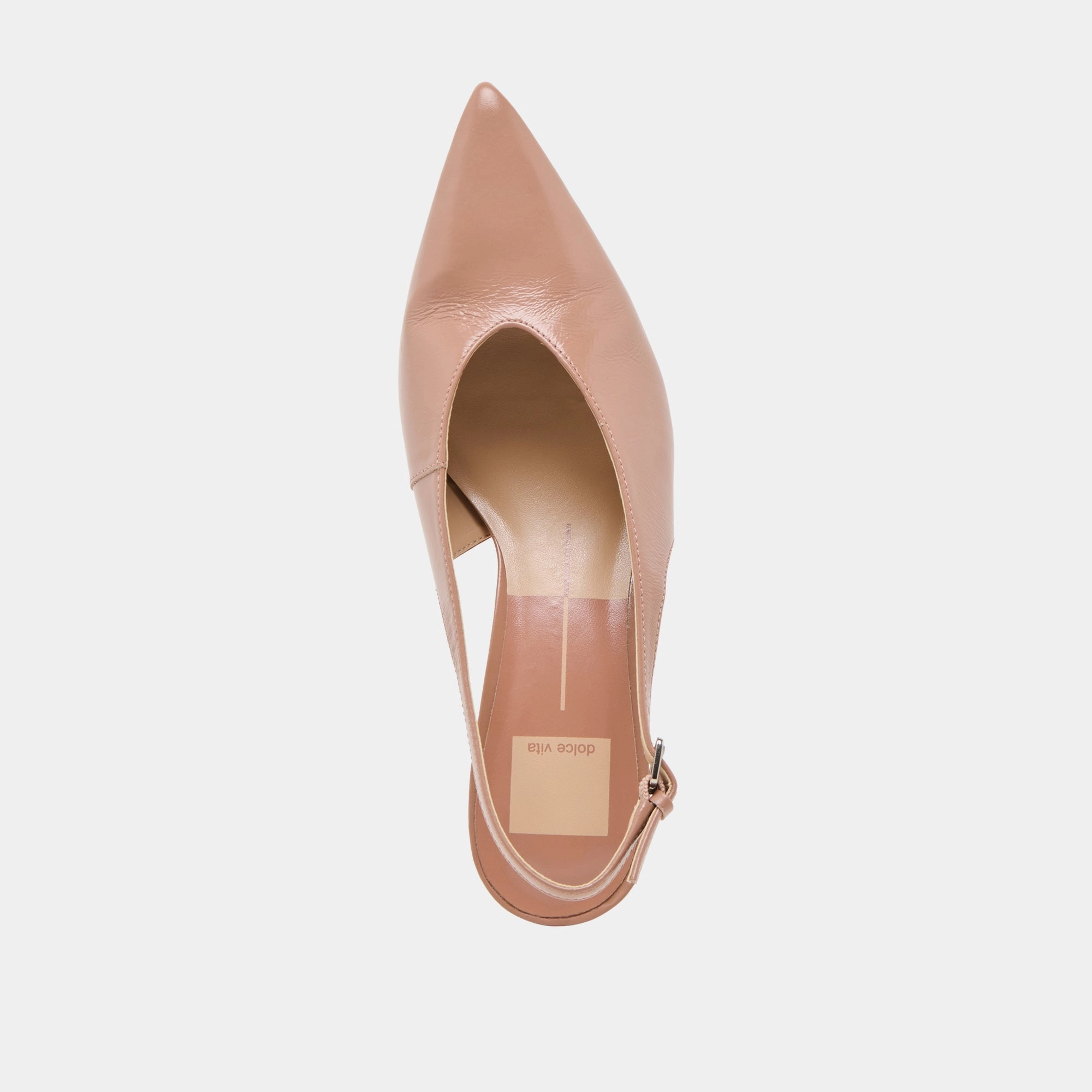 ALENNA HEELS WHISKEY CRINKLE PATENT