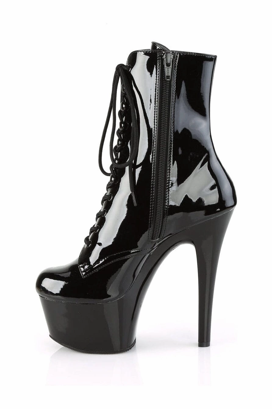 ASPIRE-1020 Black Patent Ankle Boot