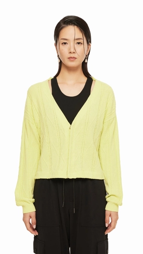 Back Cut-Out Cardigan