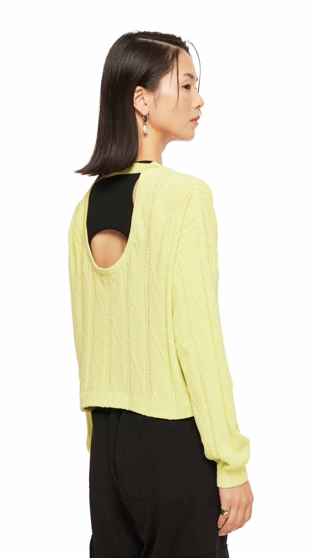 Back Cut-Out Cardigan