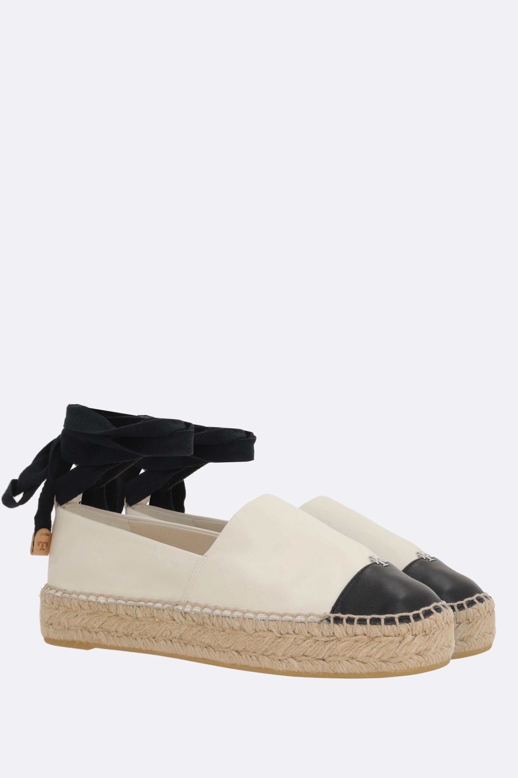 bicolor nappa espadrilles