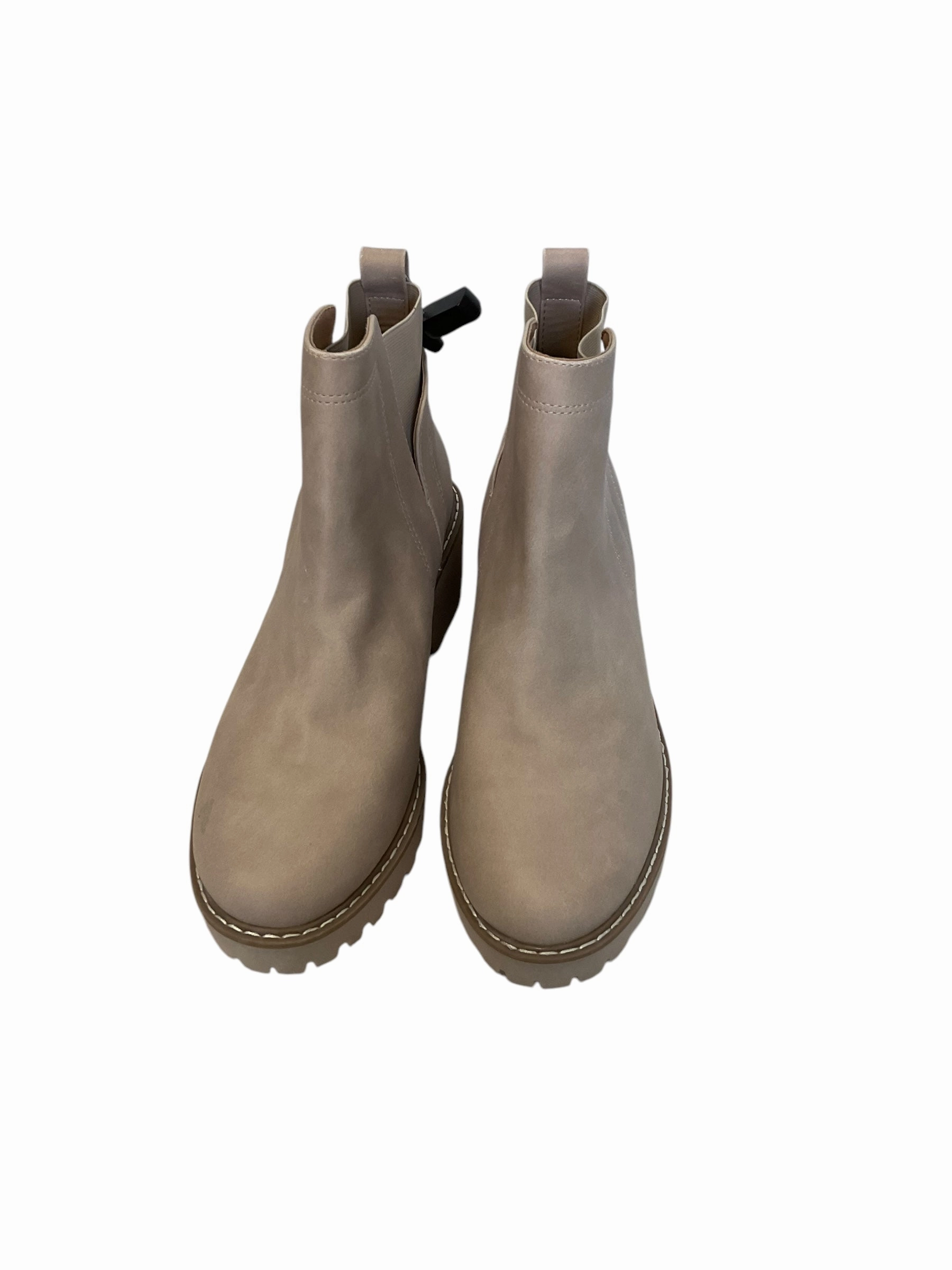 Boots Ankle Heels By Dolce Vita In Tan, Size: 9.5