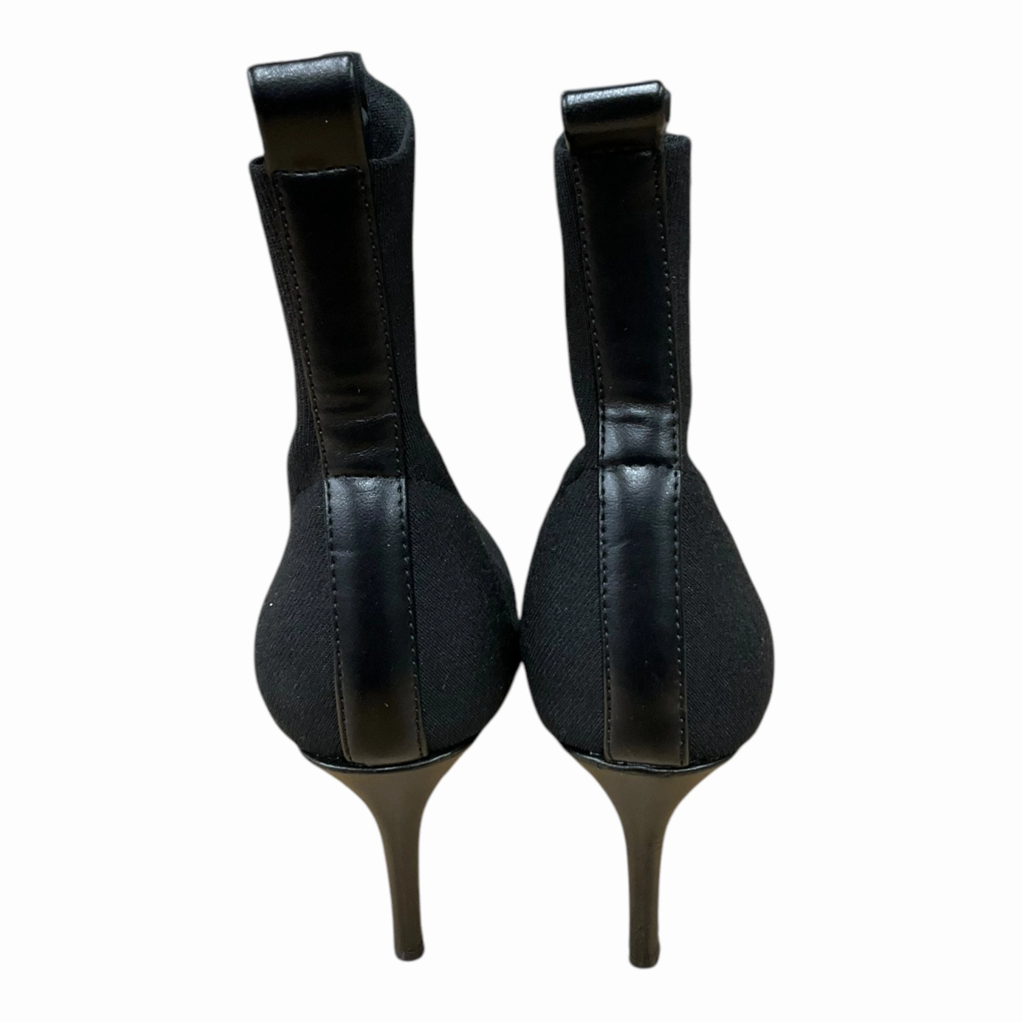 Boots Ankle Heels By Steve Madden In Black, Size: 7.5