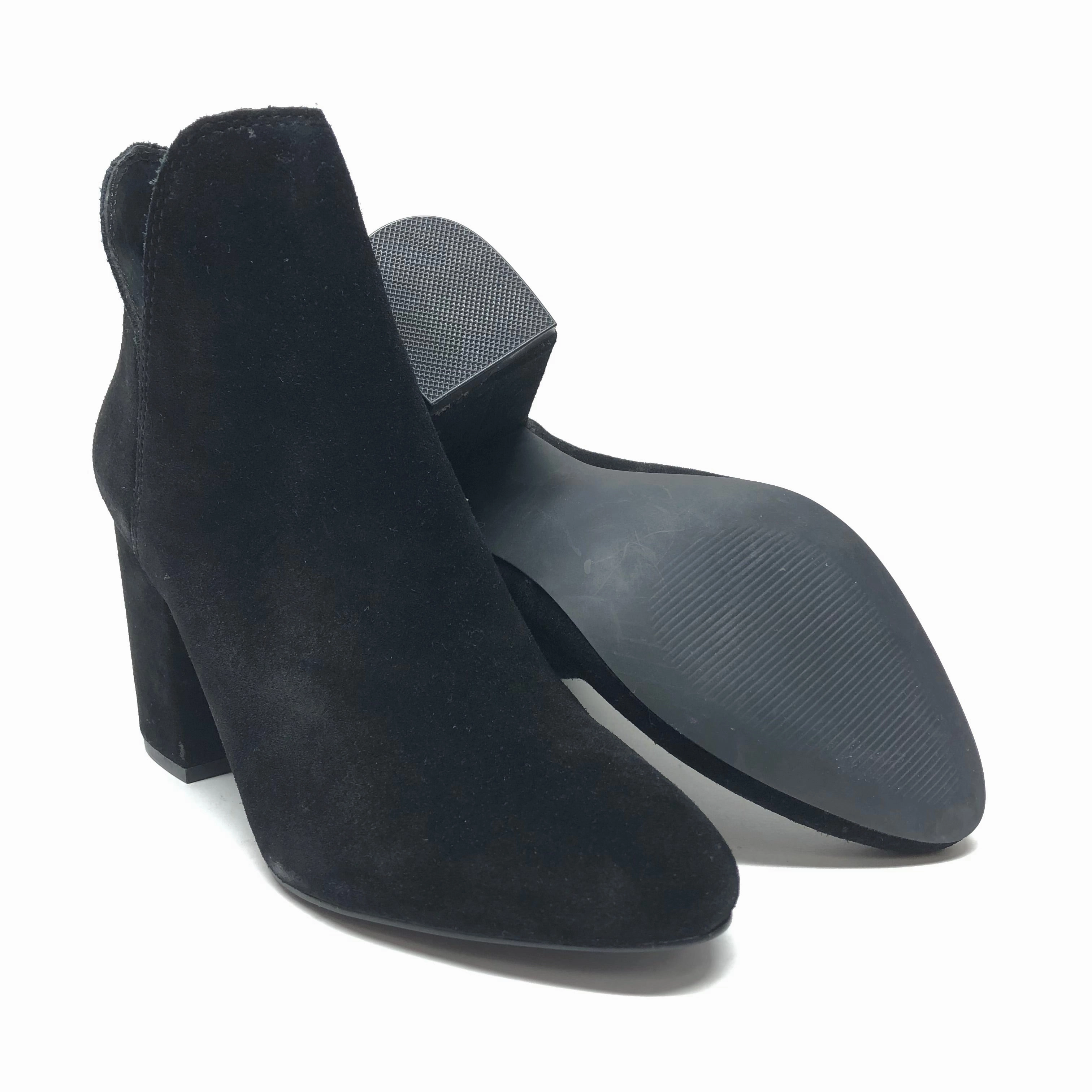 Boots Ankle Heels By Steve Madden In Black, Size: 8.5