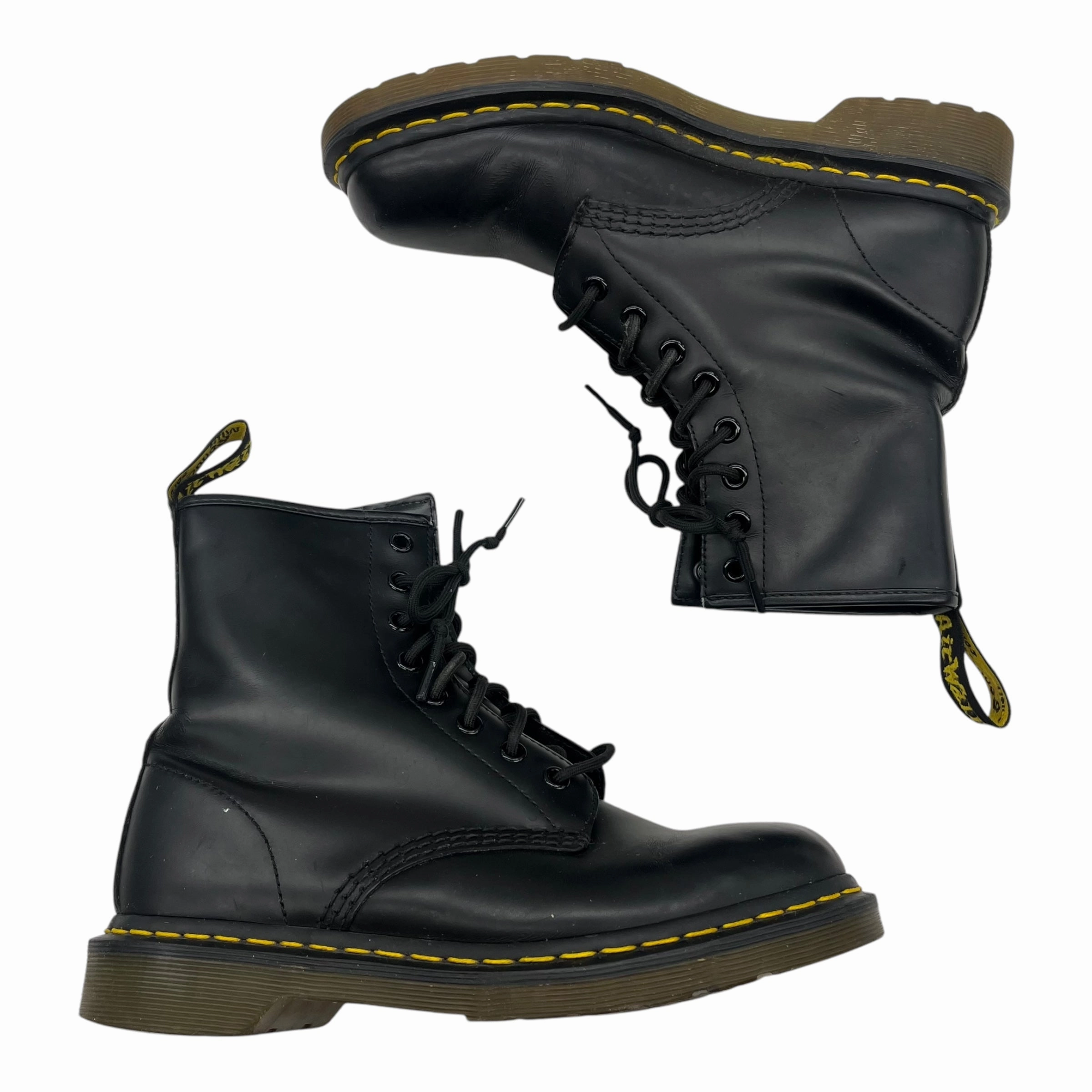 Boots Combat By Dr Martens In Black, Size:8