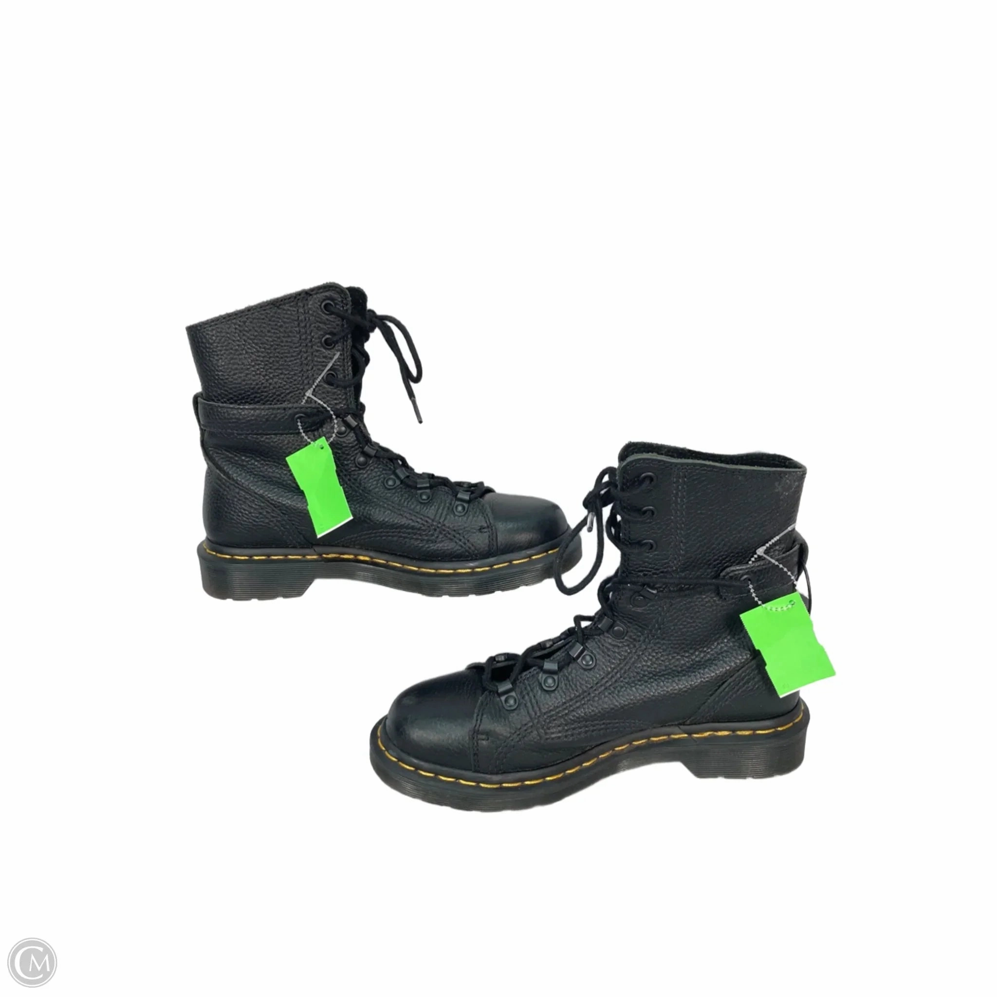 Boots Combat By Dr Martens In Black, Size: 8