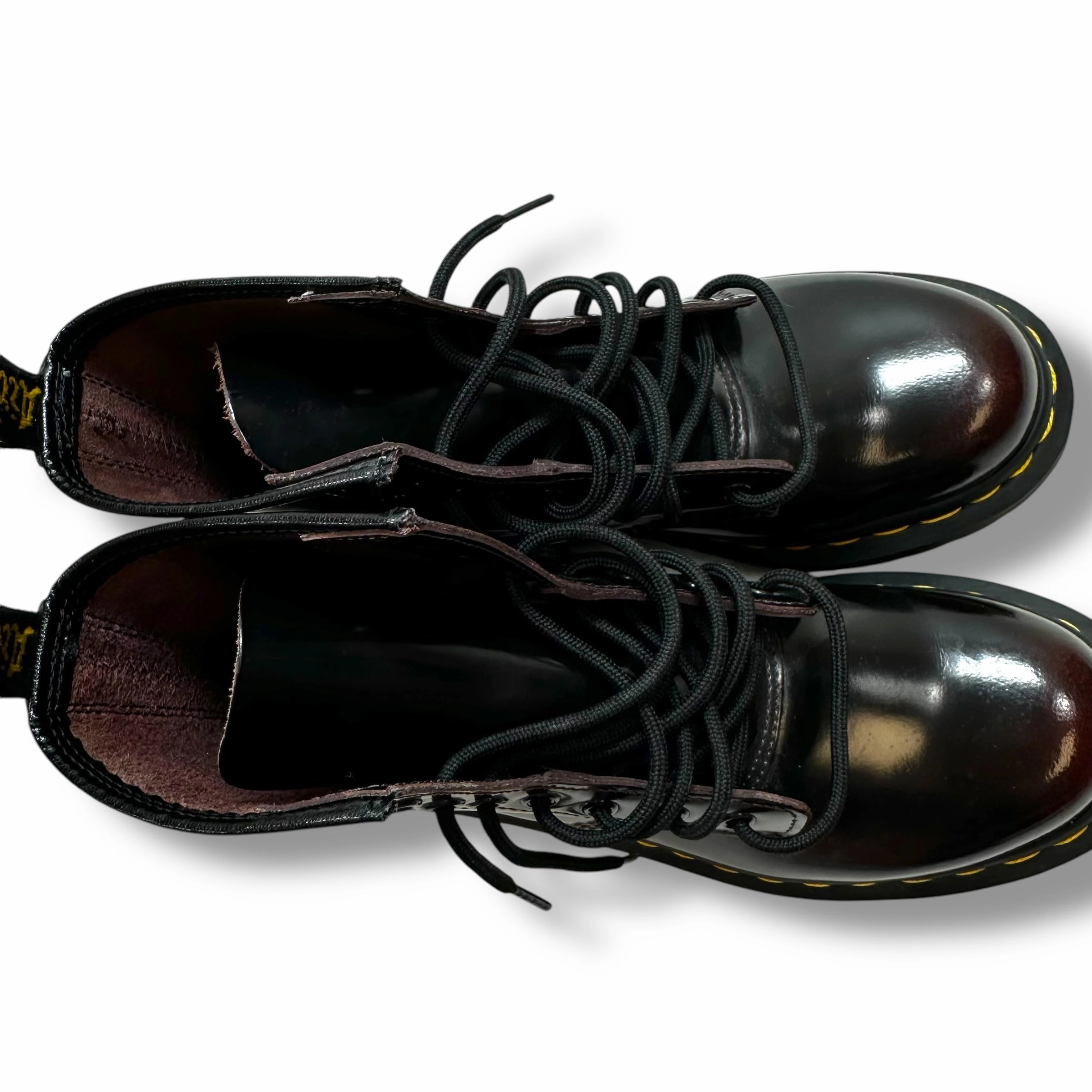 Boots Combat By Dr Martens In Brown, Size: 6