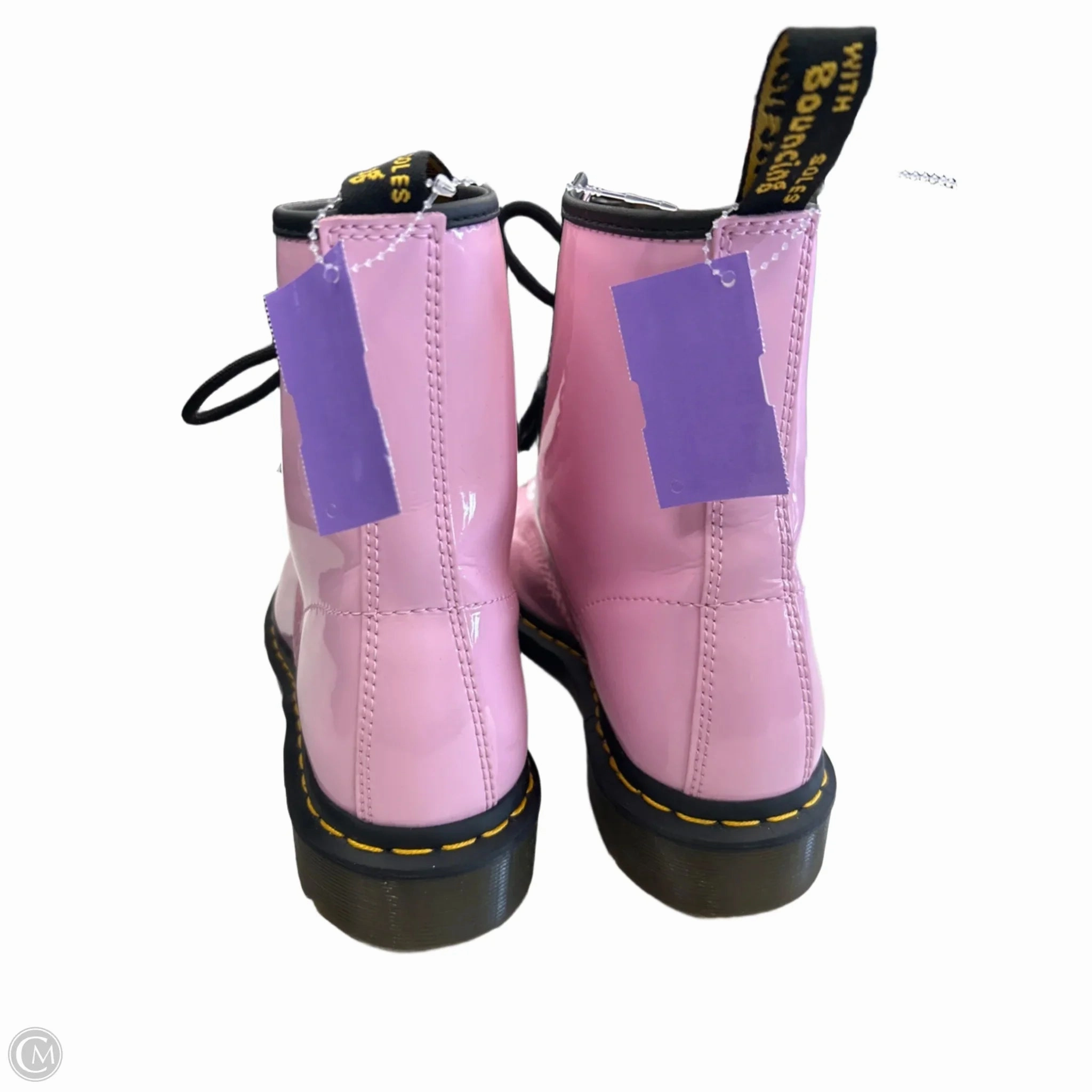 Boots Combat By Dr Martens In Pink, Size: 9