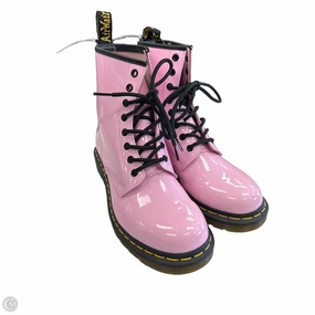 Boots Combat By Dr Martens In Pink, Size: 9