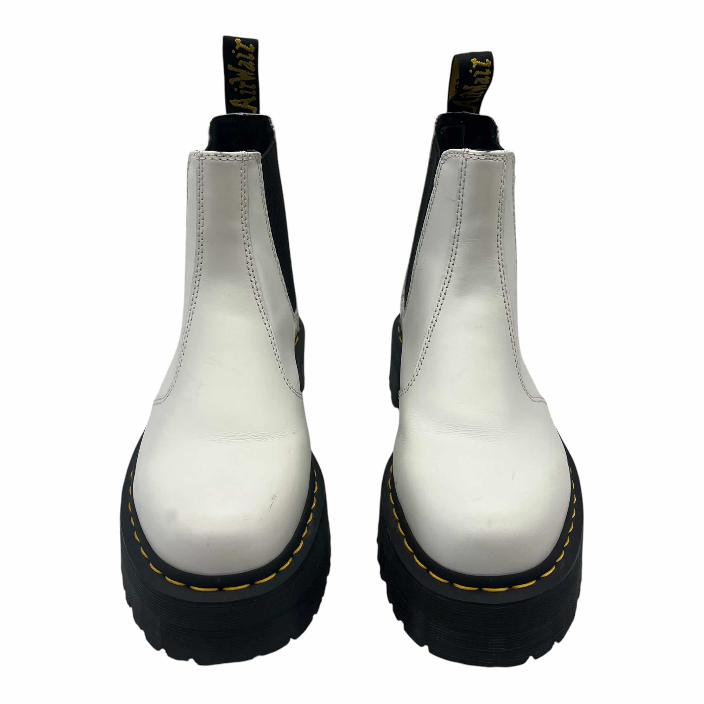 Boots Combat By Dr Martens In White, Size:10