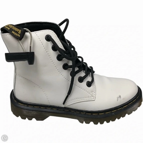 Boots Combat By Dr Martens In White, Size: 6