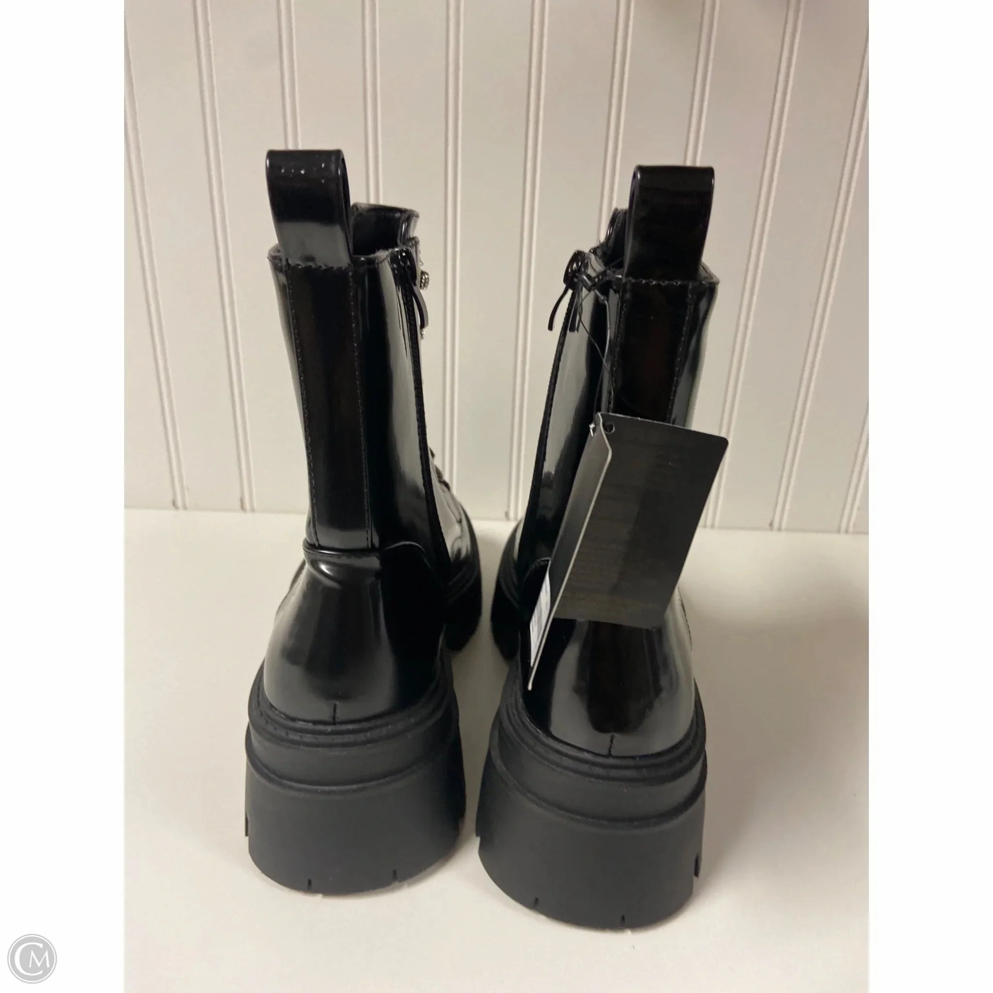 Boots Combat By Forever 21 In Black, Size: 8