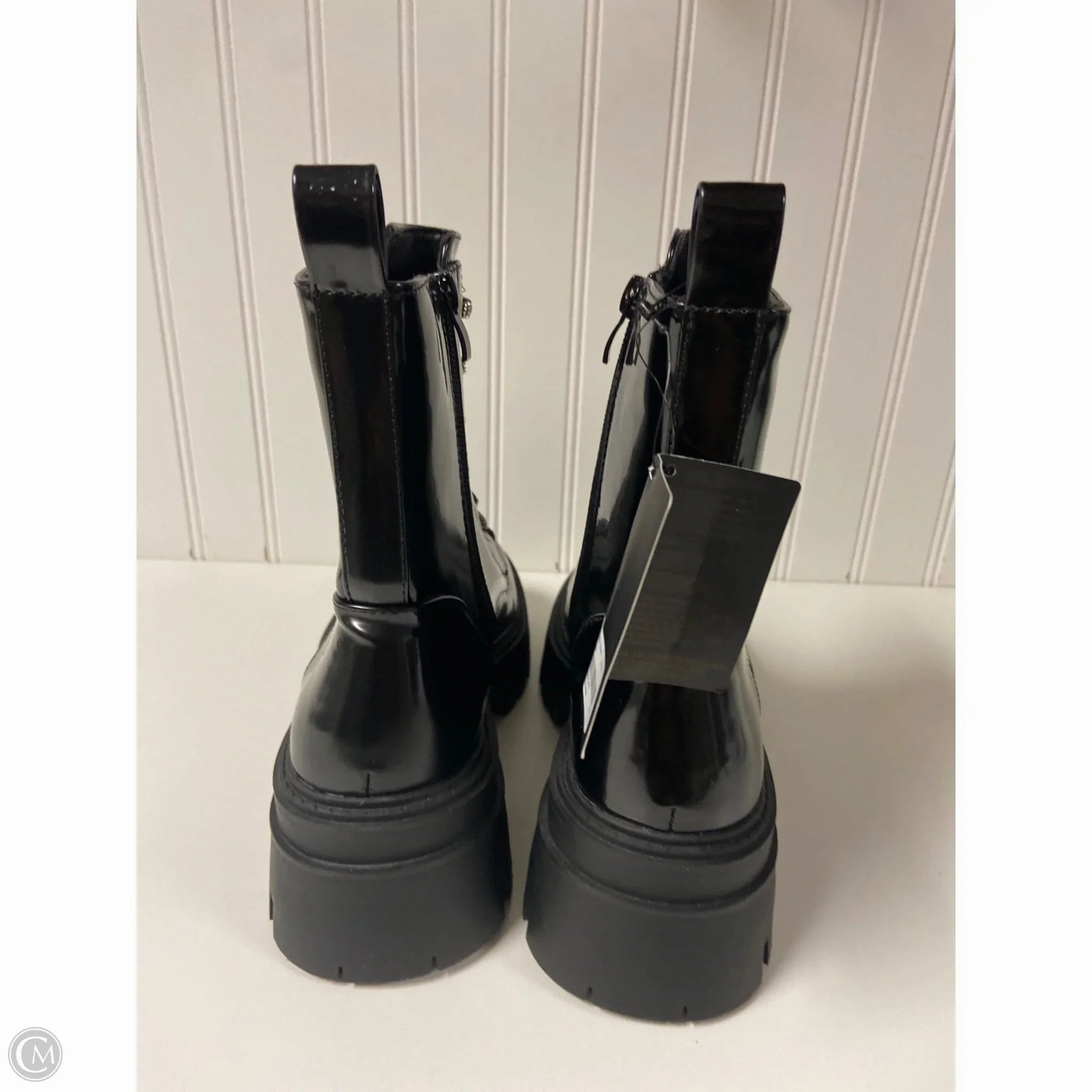 Boots Combat By Forever 21 In Black, Size: 8