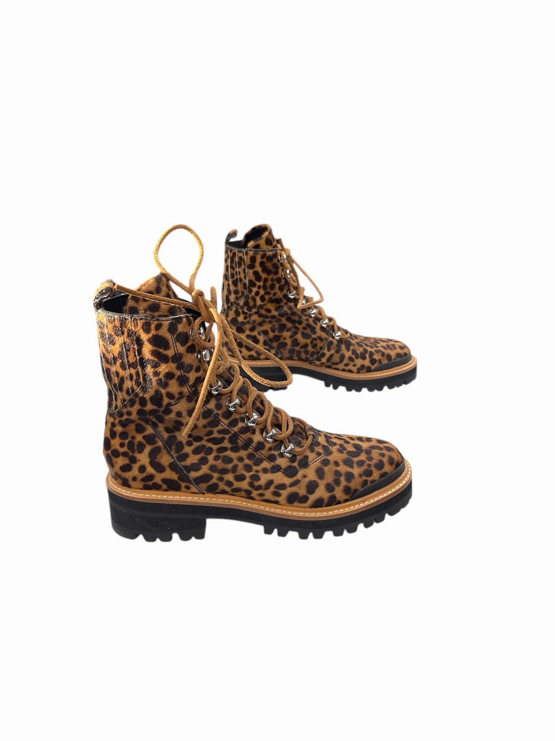 Boots Combat By Marc Fisher In Animal Print, Size: 7