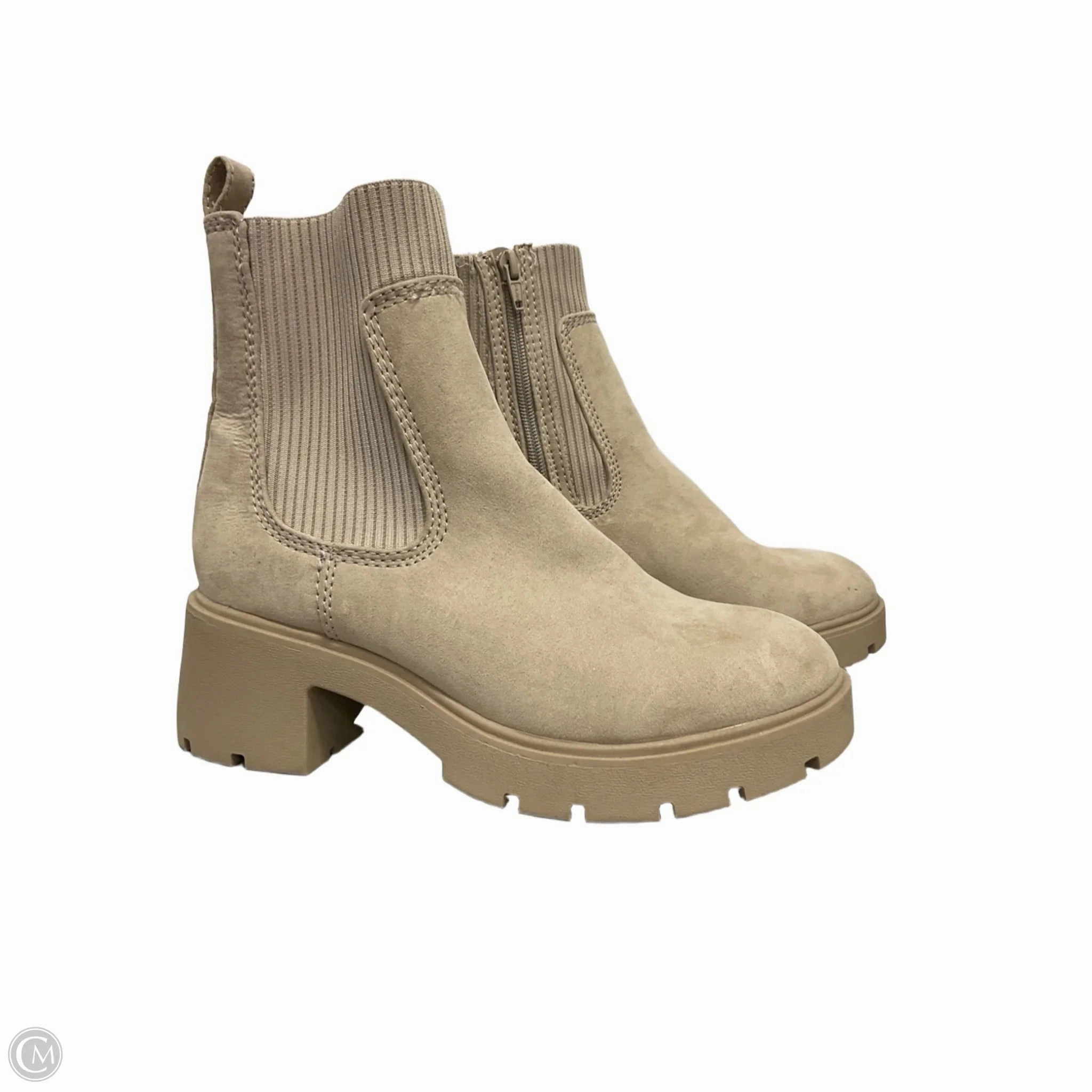 Boots Combat By No Boundaries In Taupe, Size: 8