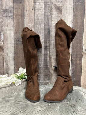 Boots Knee Flats By Aerie In Brown, Size: 6