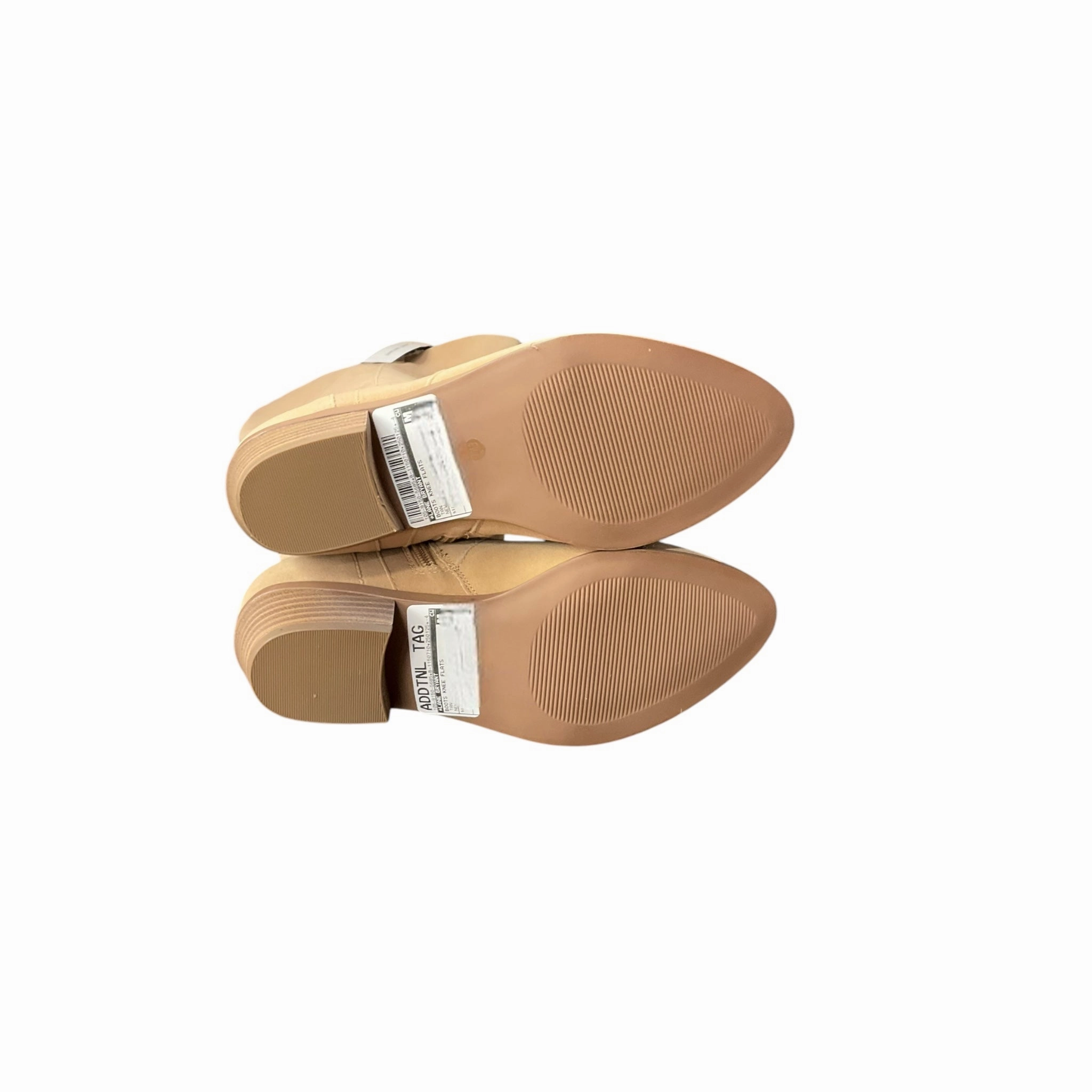 Boots Knee Flats By Lane Bryant In Tan, Size: 8