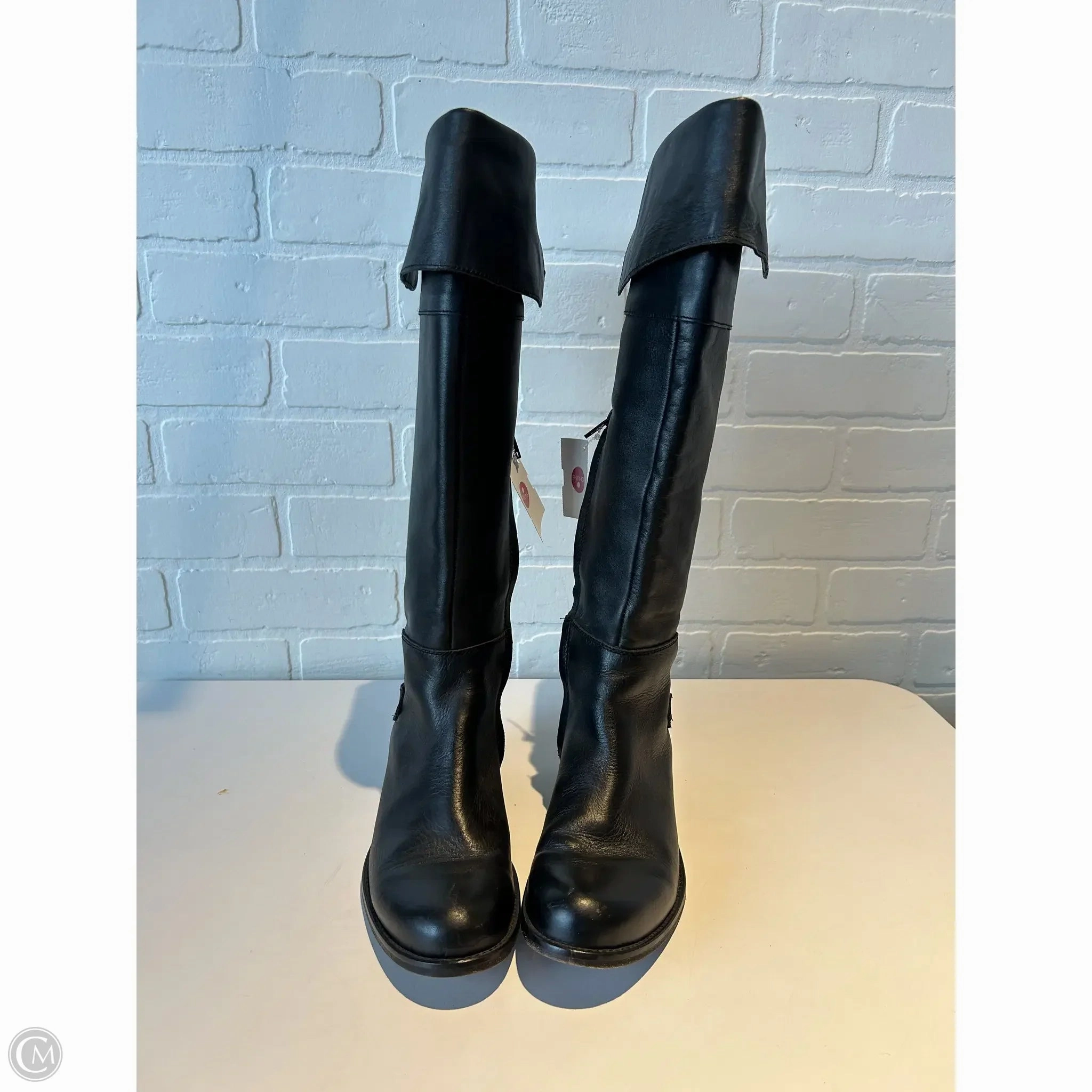 Boots Knee Flats By Steve Madden In Black, Size: 6.5