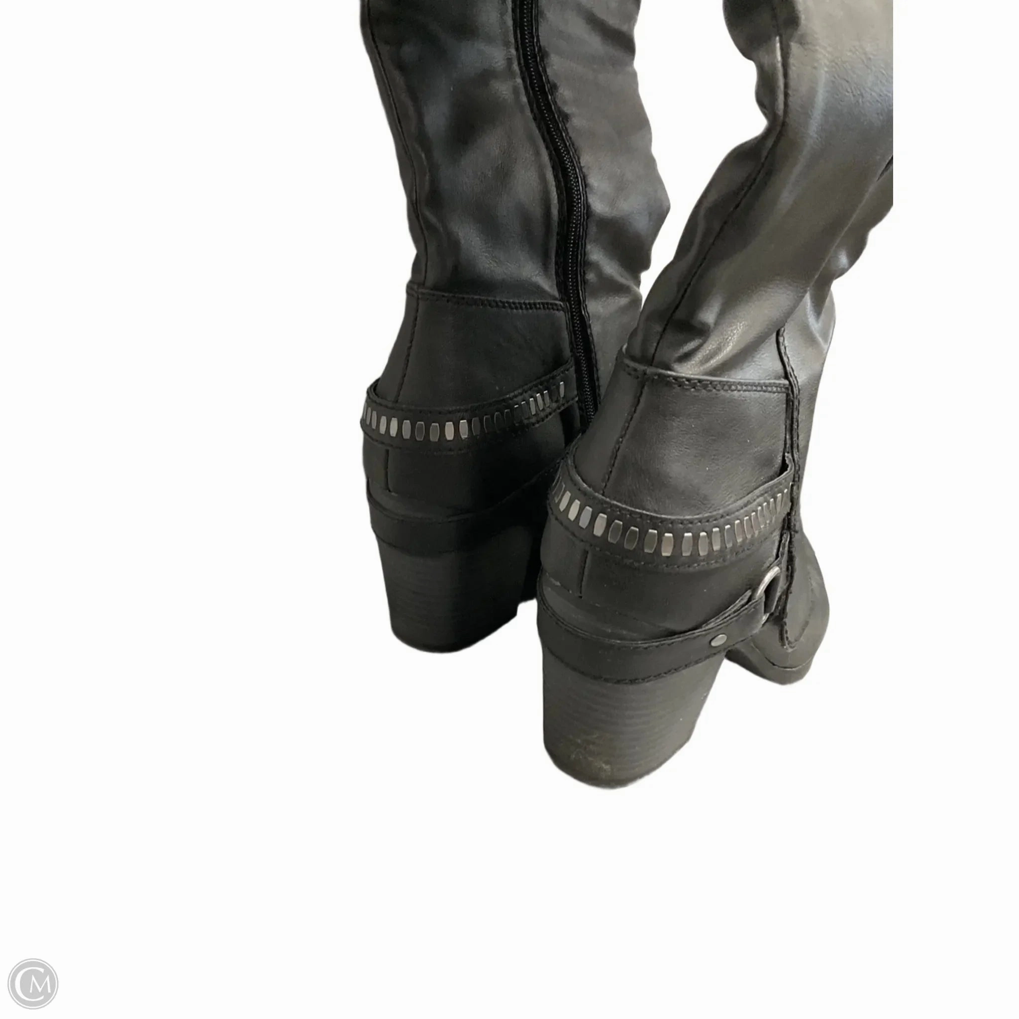 Boots Knee Heels By American Rag In Black, Size: 10