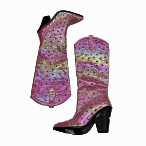 Boots Knee Heels By Cmc  Size: 9