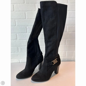 Boots Knee Heels By Kelly And Katie In Black, Size: 7.5