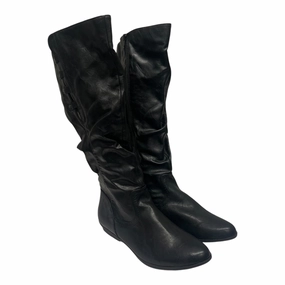 Boots Mid-Calf Flats By Cme In Black, Size:11