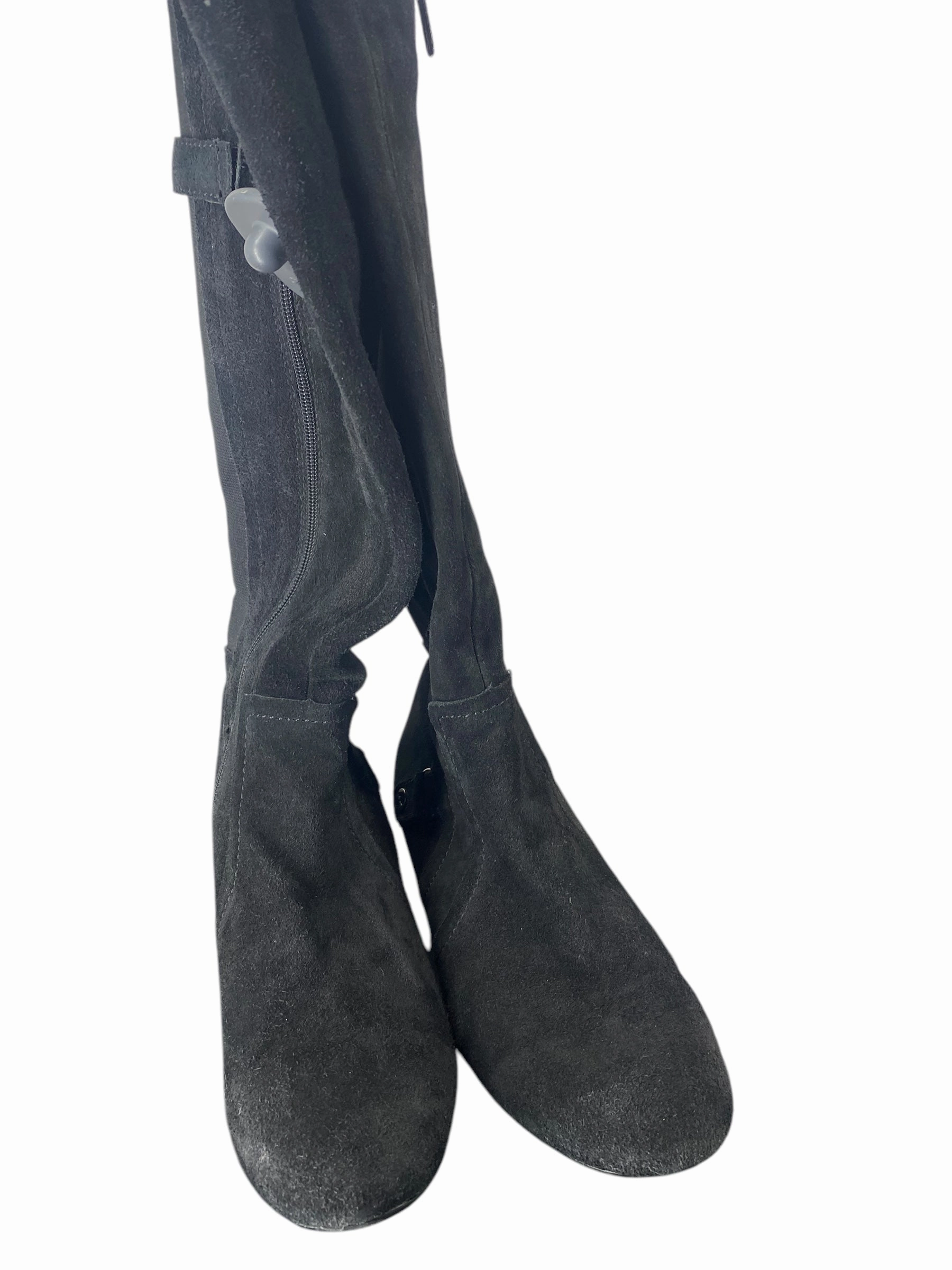 Boots Mid-calf Heels By Anne Klein In Black, Size: 9