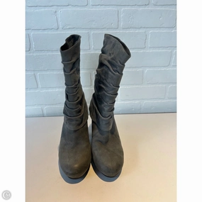 Boots Mid-calf Heels By Vince Camuto In Grey, Size: 5.5