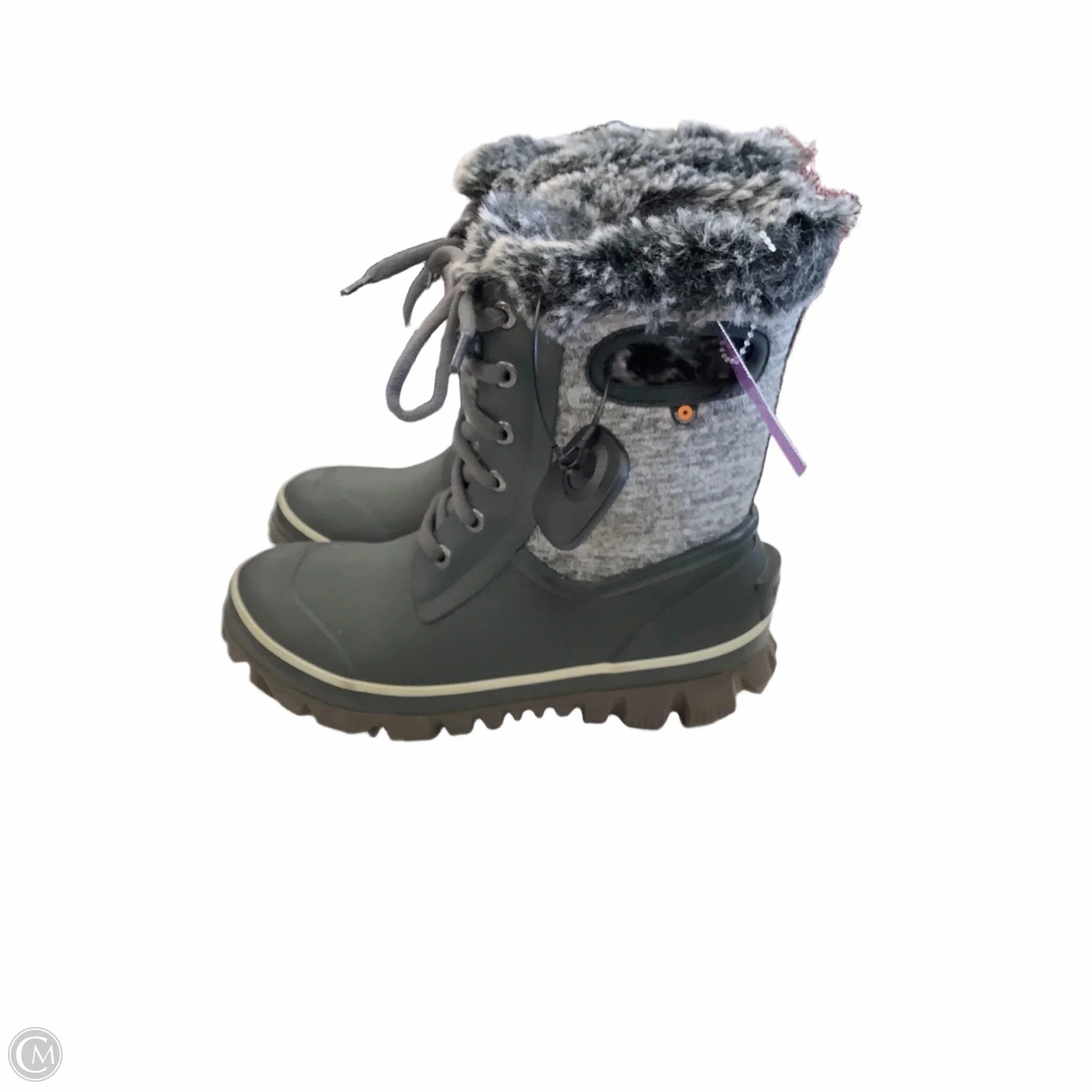 Boots Snow By Bogs In Grey, Size: 7