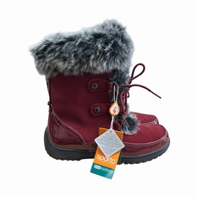 Boots Snow By Sporto In Red, Size:7