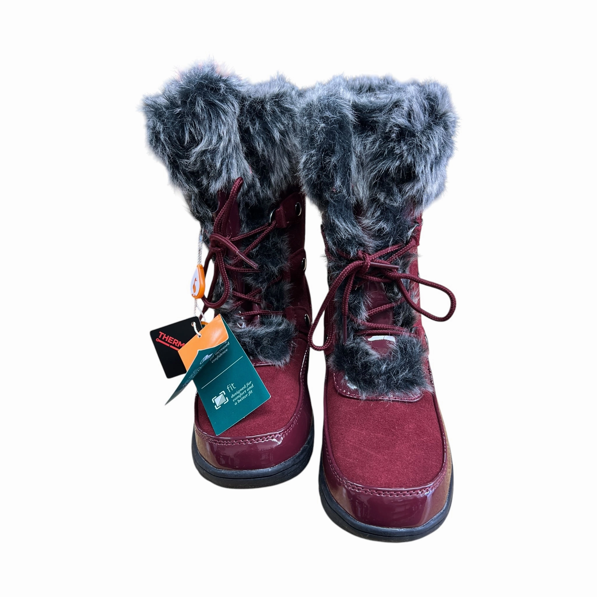 Boots Snow By Sporto In Red, Size:7