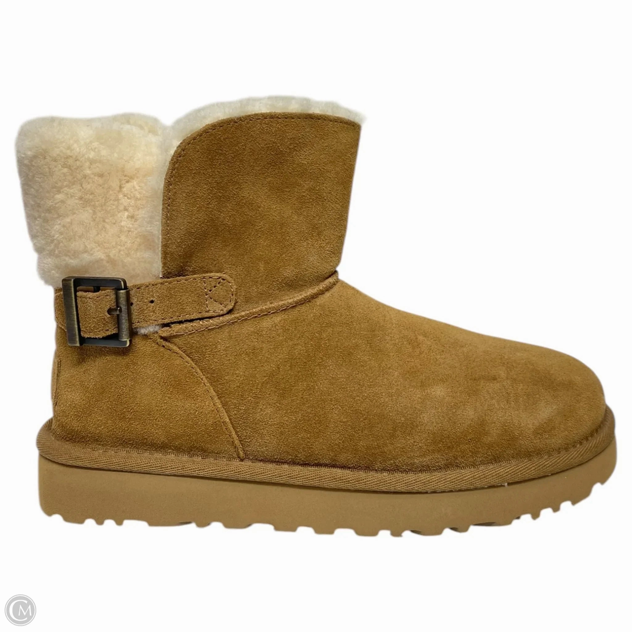 Boots Snow By Ugg In Brown & Cream, Size: 6