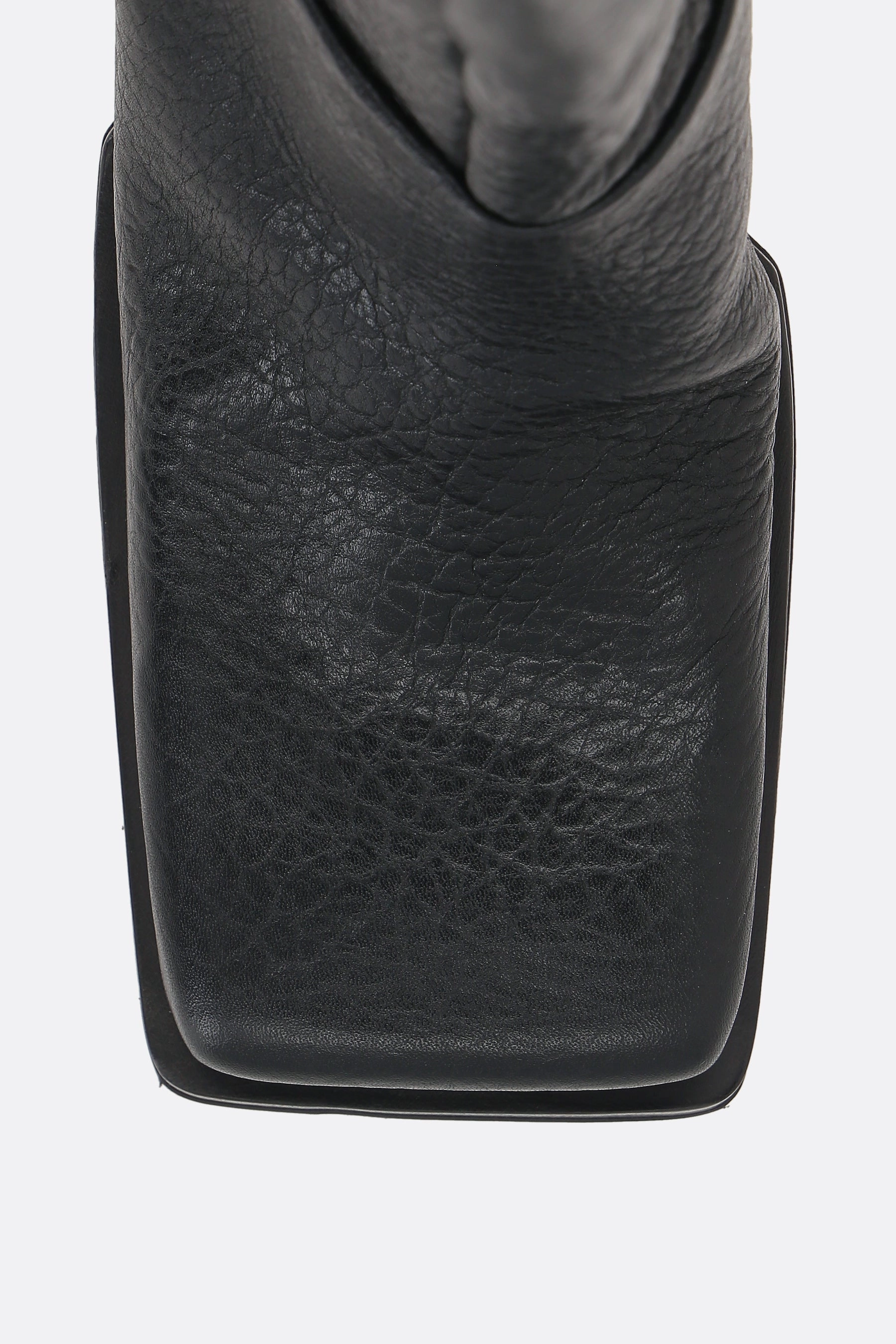 Brianna grainy leather boots