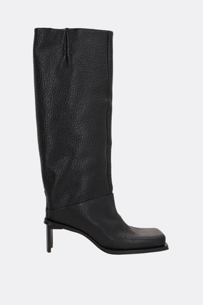 Brianna grainy leather boots