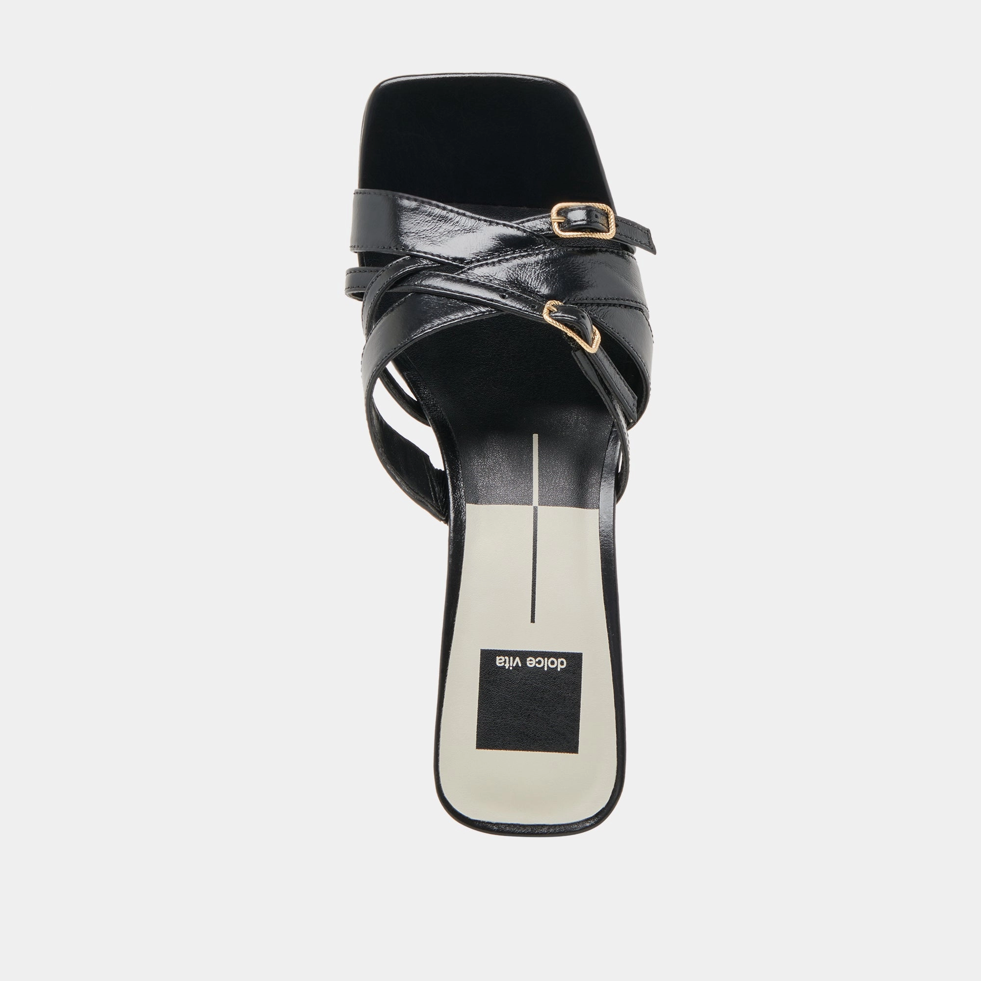 BRYANT HEELS MIDNIGHT CRINKLE PATENT