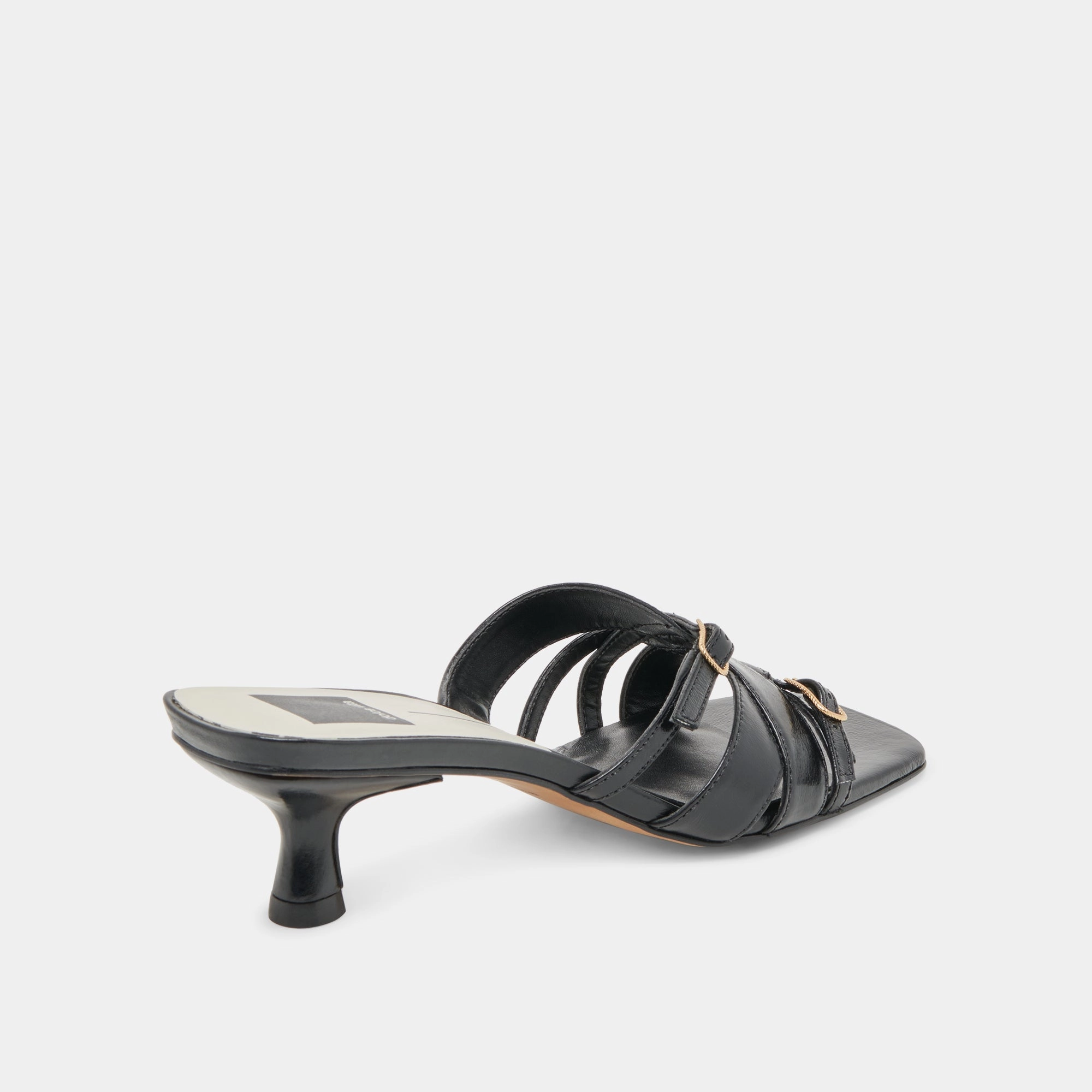 BRYANT HEELS MIDNIGHT CRINKLE PATENT