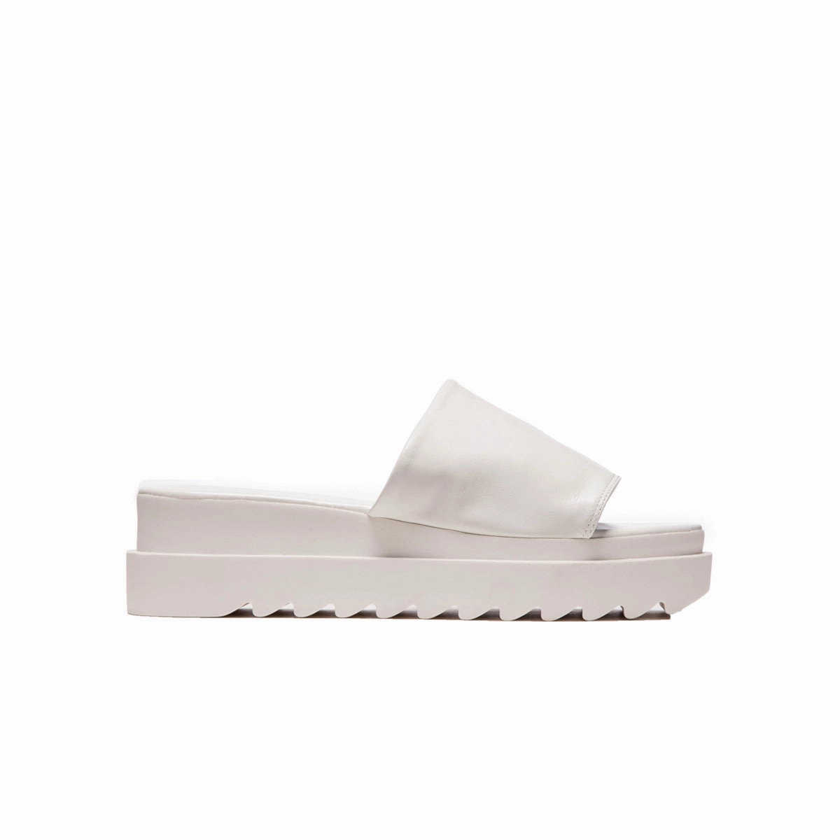 Carmi White Leather