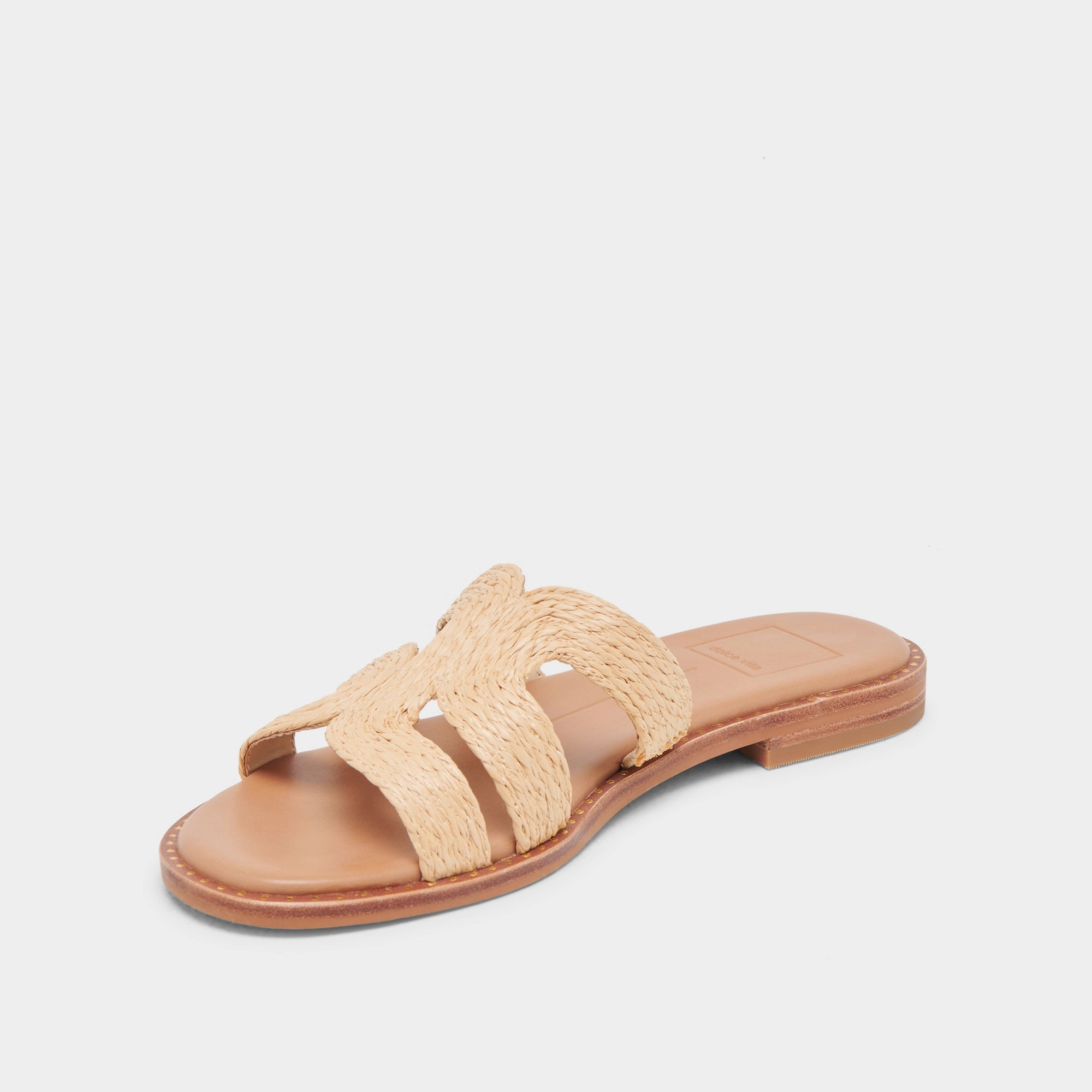EMON SANDALS LT NATURAL RAFFIA