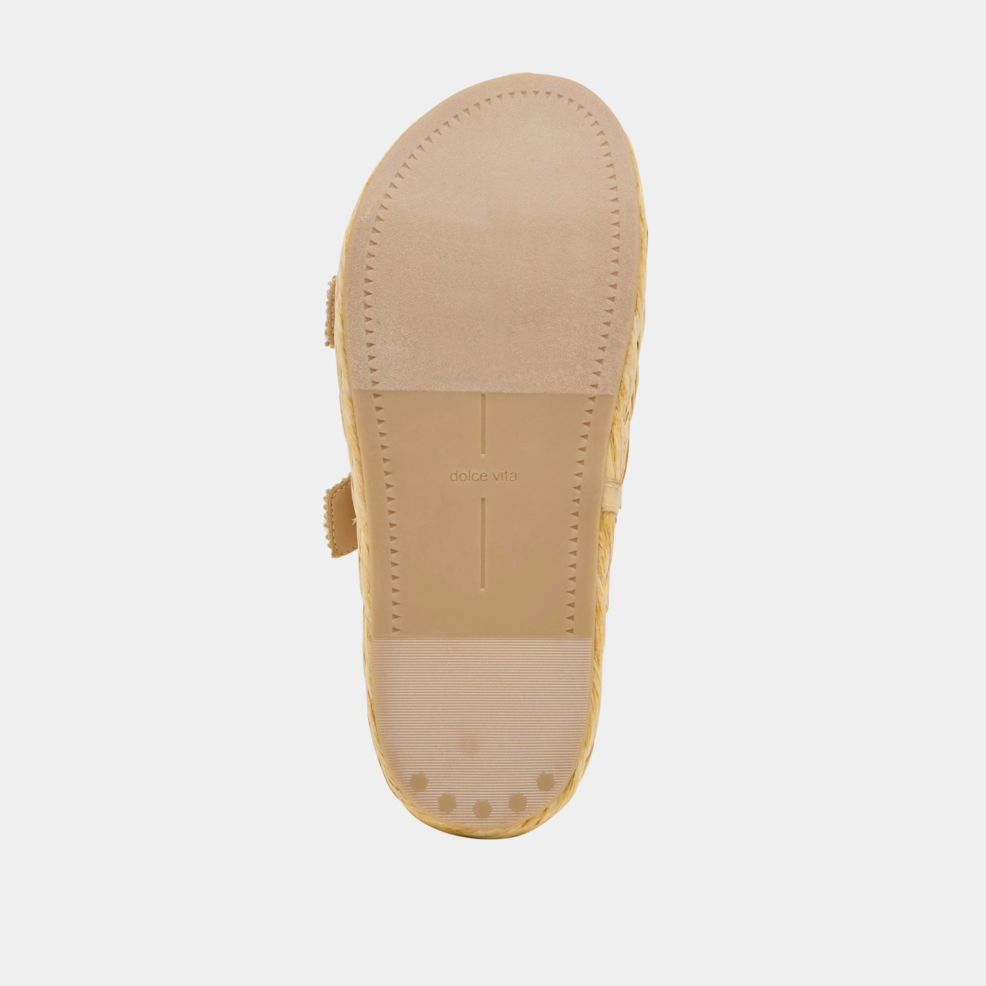 FALYN SANDALS LT NATURAL WOVEN RAFFIA