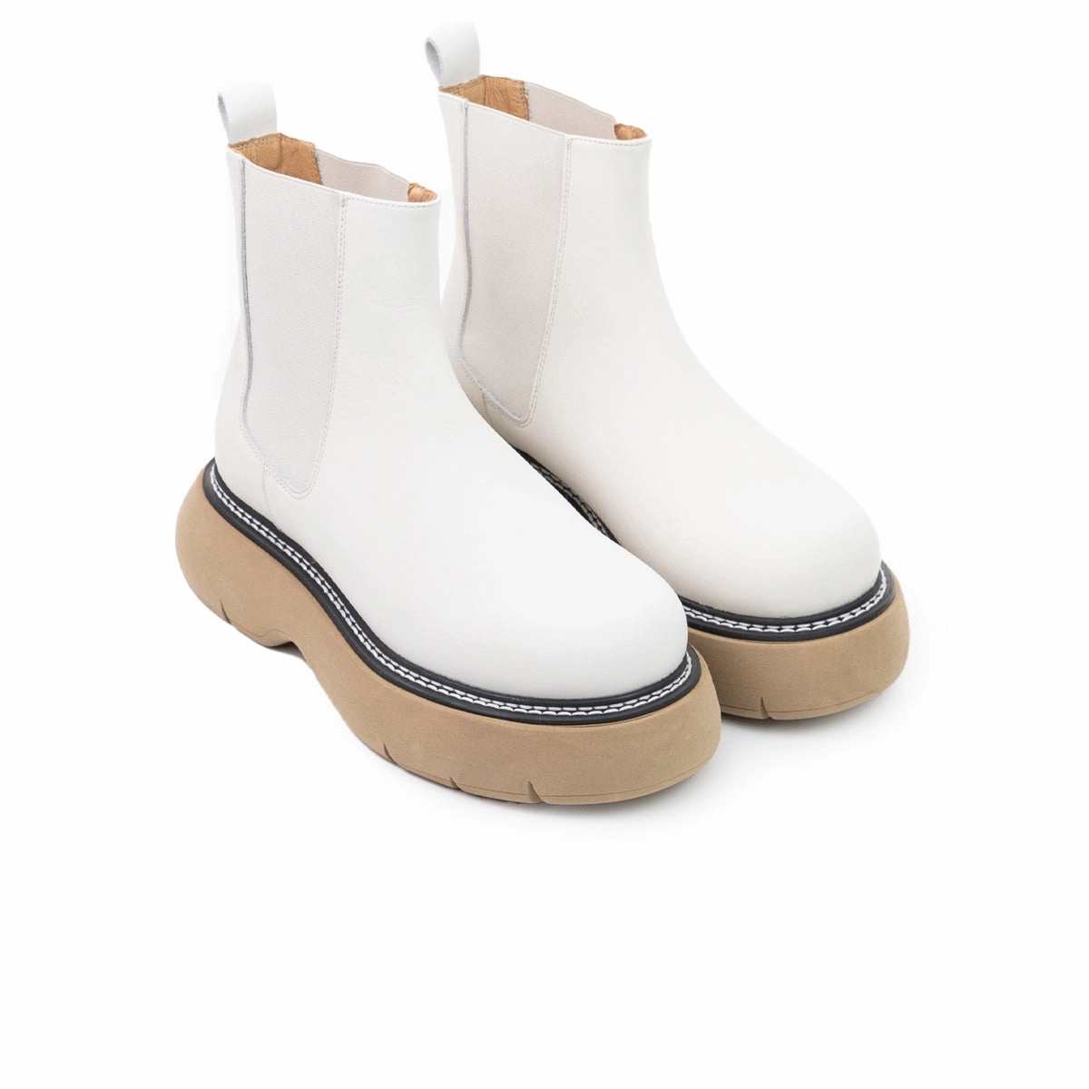 Filius Off White Leather