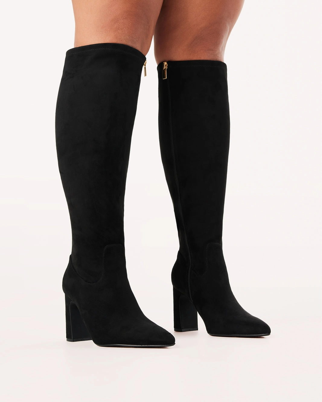 FREDDY CURVE - BLACK SUEDE
