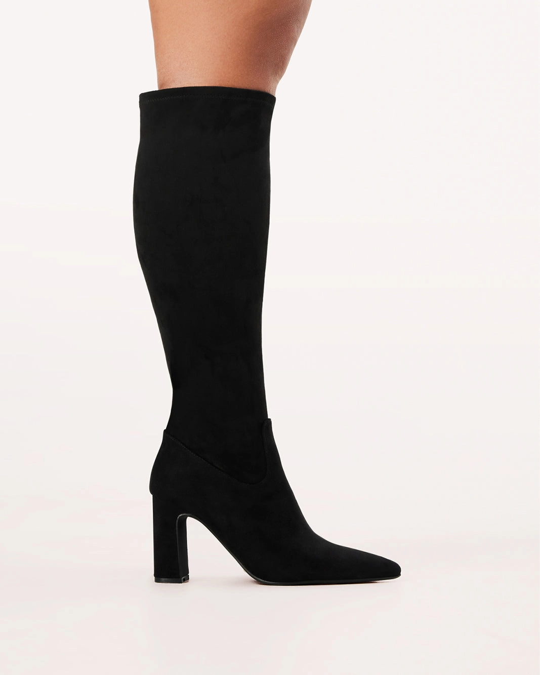 FREDDY CURVE - BLACK SUEDE