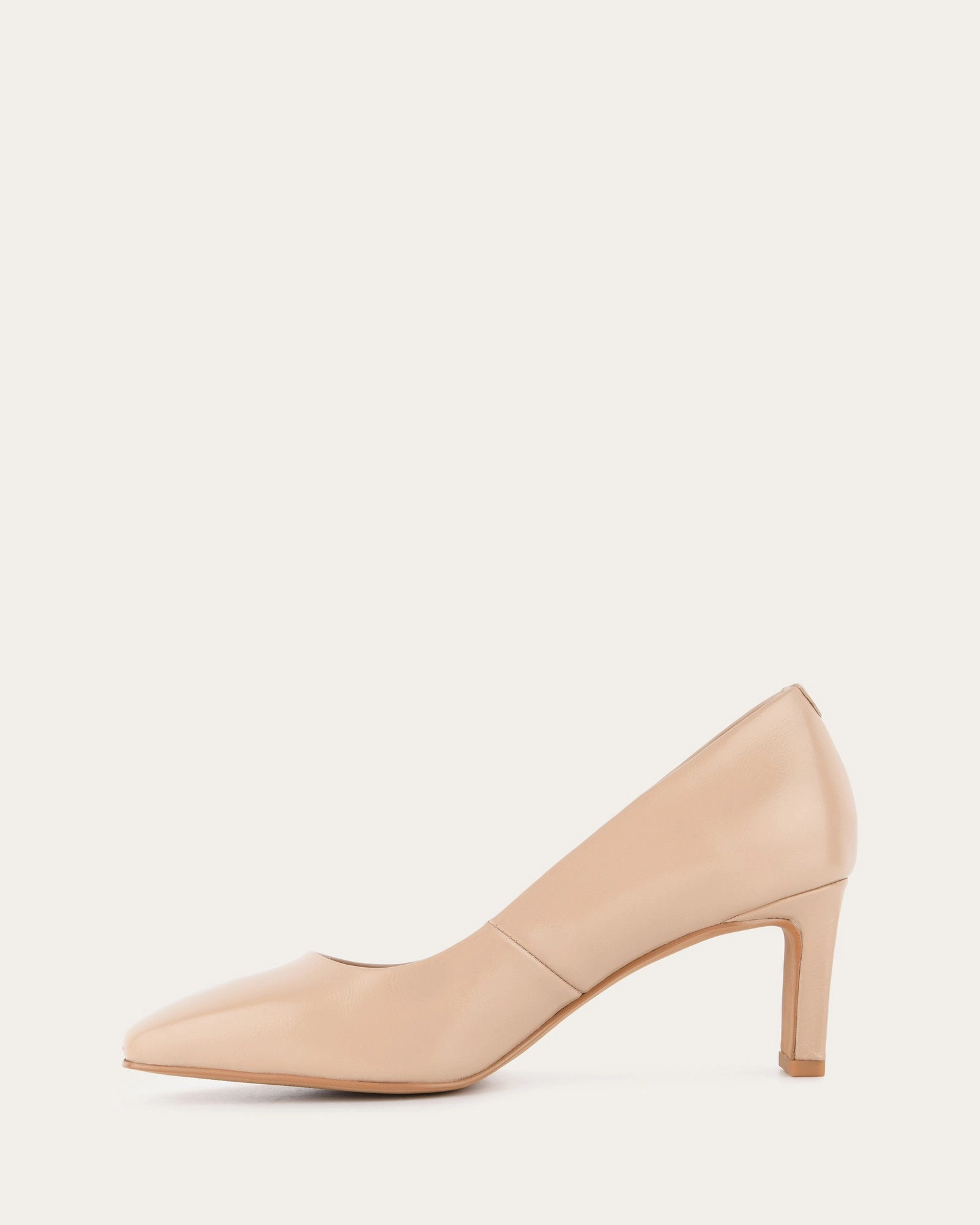 JULIE MID HEELS BLUSH LEATHER