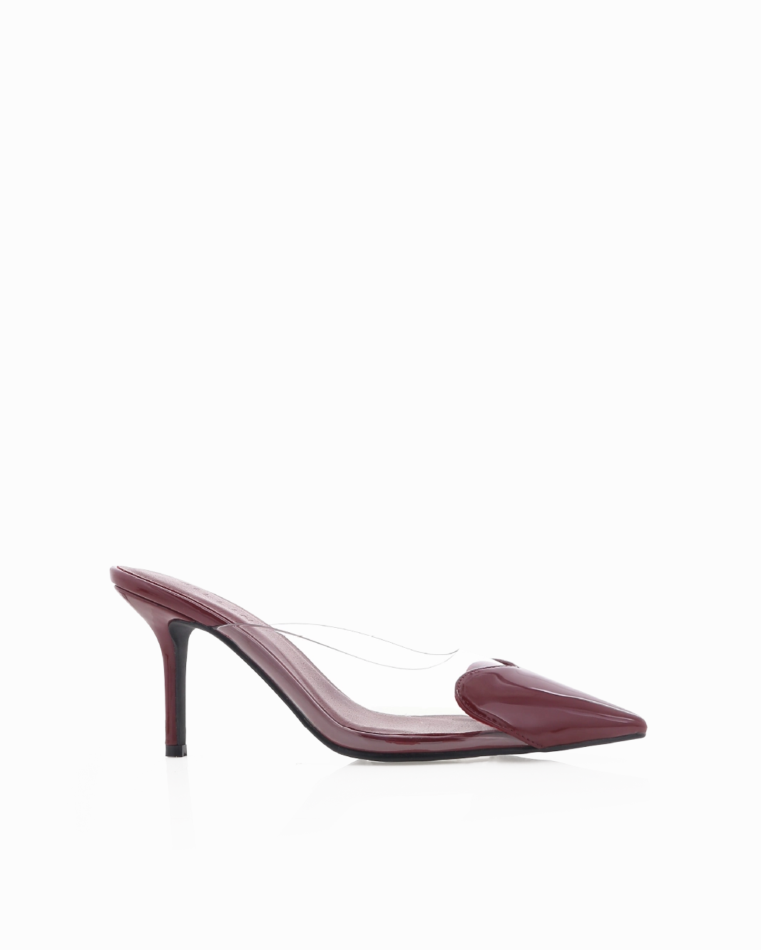 KARESS - CHERRY RED PATENT-CLEAR