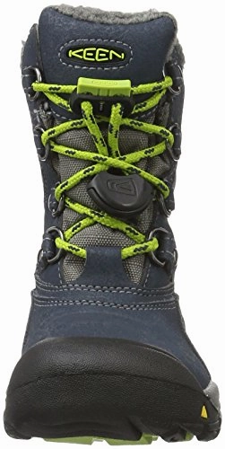 Keen Unisex-Kinder Basin WP Trekking-& Wanderstiefel. Blau (Midnight Navy/Macaw). 32/33 EU